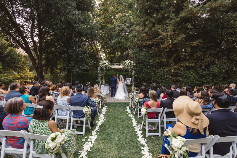 Outdoor wedding ceremony at Fairmont Sonoma
