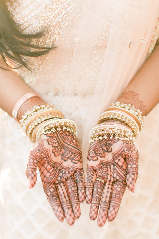 Traditional wedding henna