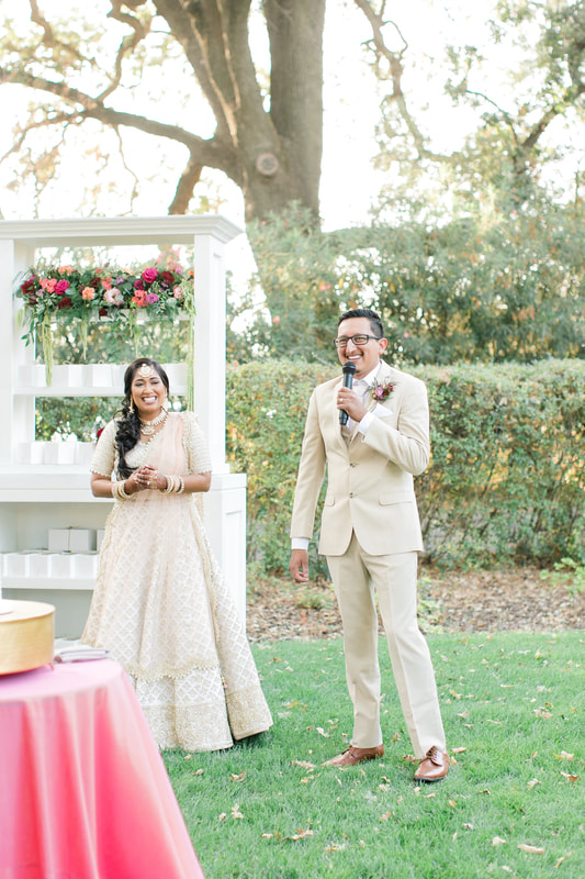 Spring intimate wedding at The Maples in Woodland